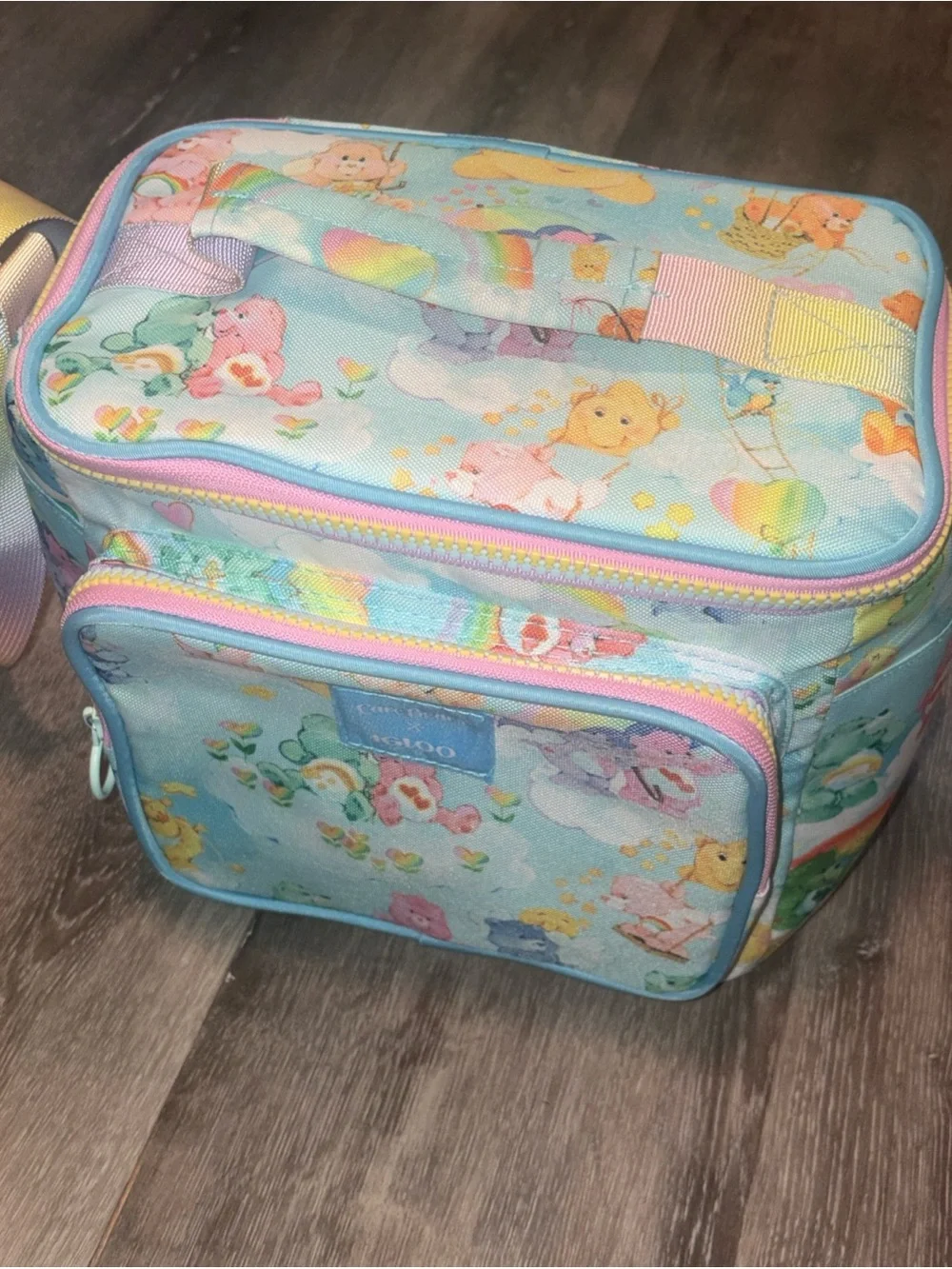Care Bears x Igloo Cooler Rainbow Ombre Clouds Lunchbox Travel Lunch bag